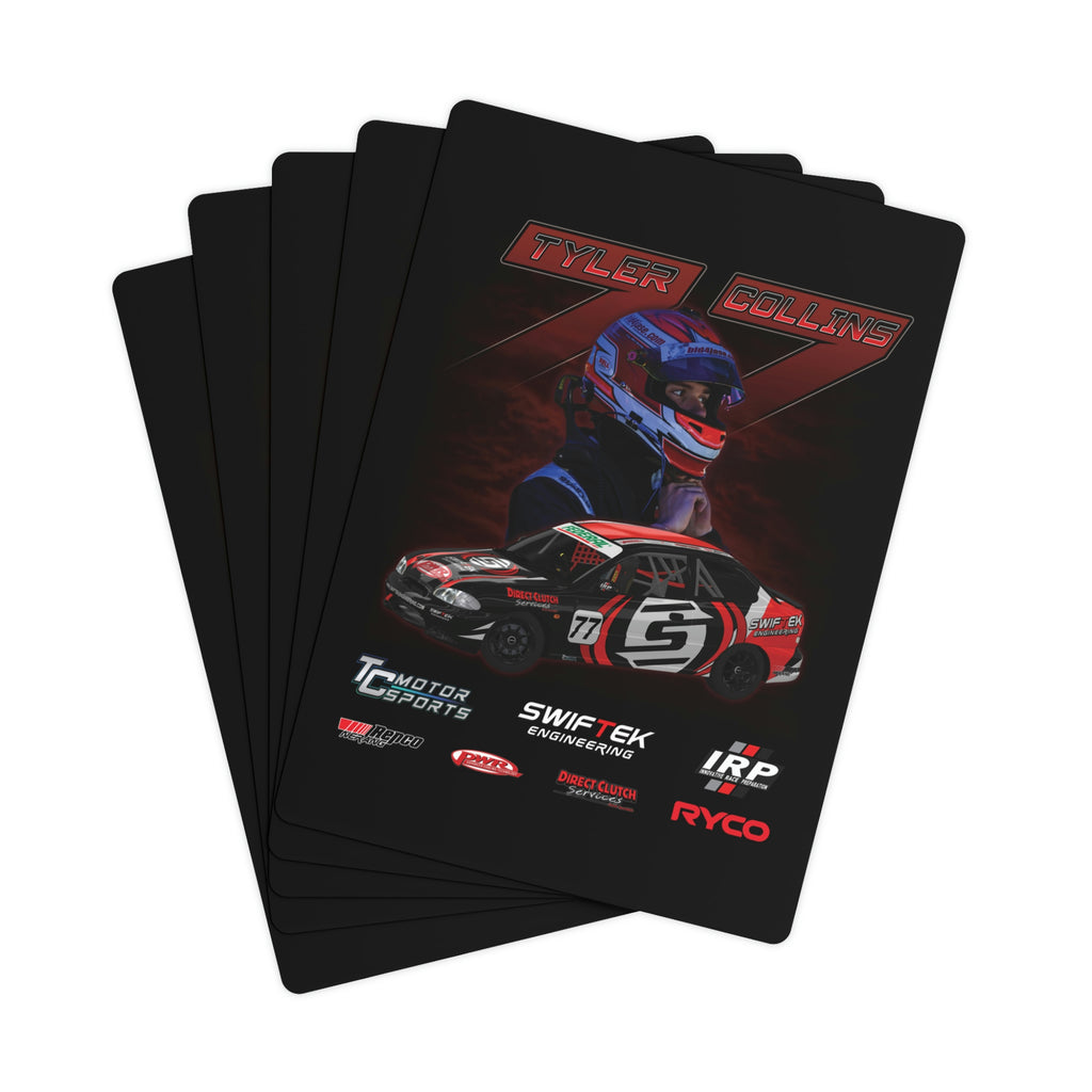 Tyler Collins Motorsports Poker Cards