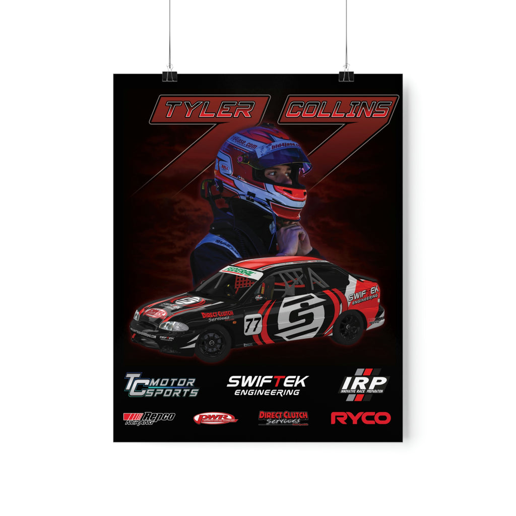 Tyler Collins Motorsports 'Pre Season' Poster