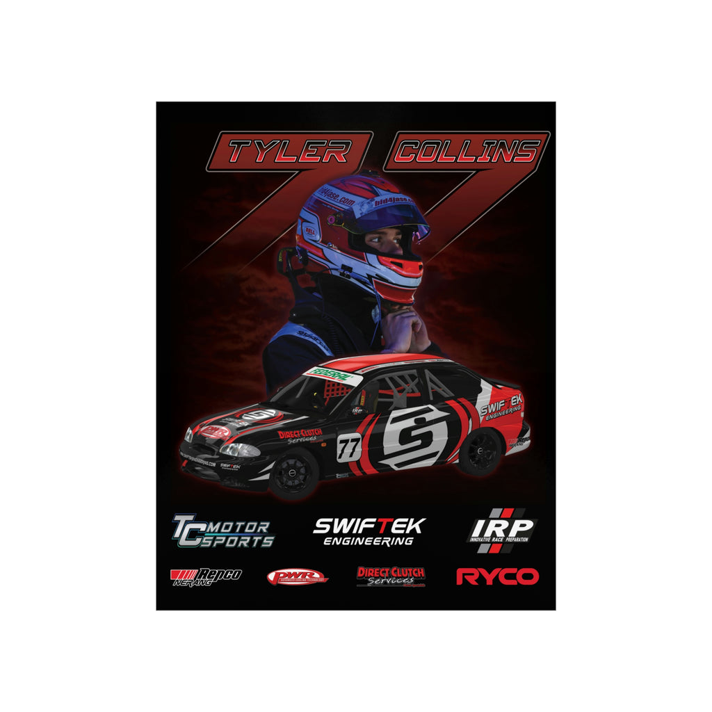 Tyler Collins Motorsports 'Pre Season' Poster - Swiftek Engineering