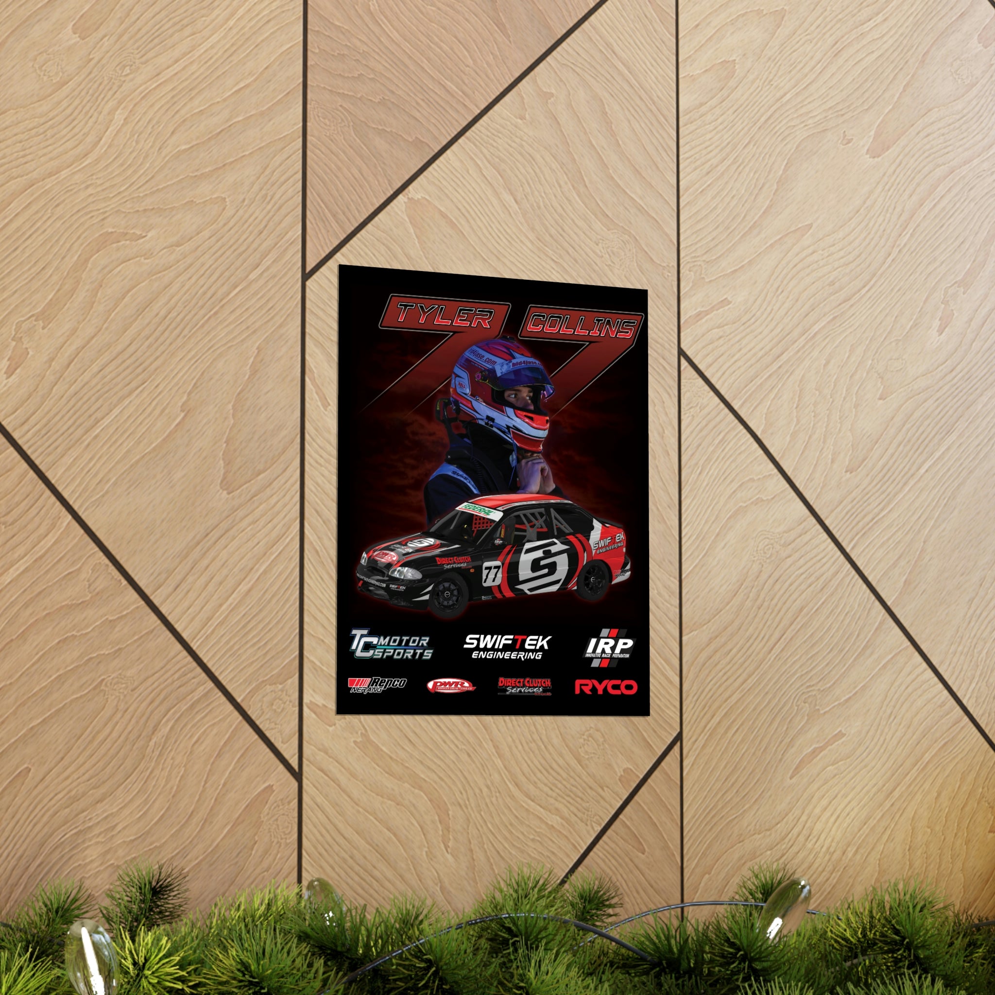 Tyler Collins Motorsports 'Pre Season' Poster - Swiftek Engineering